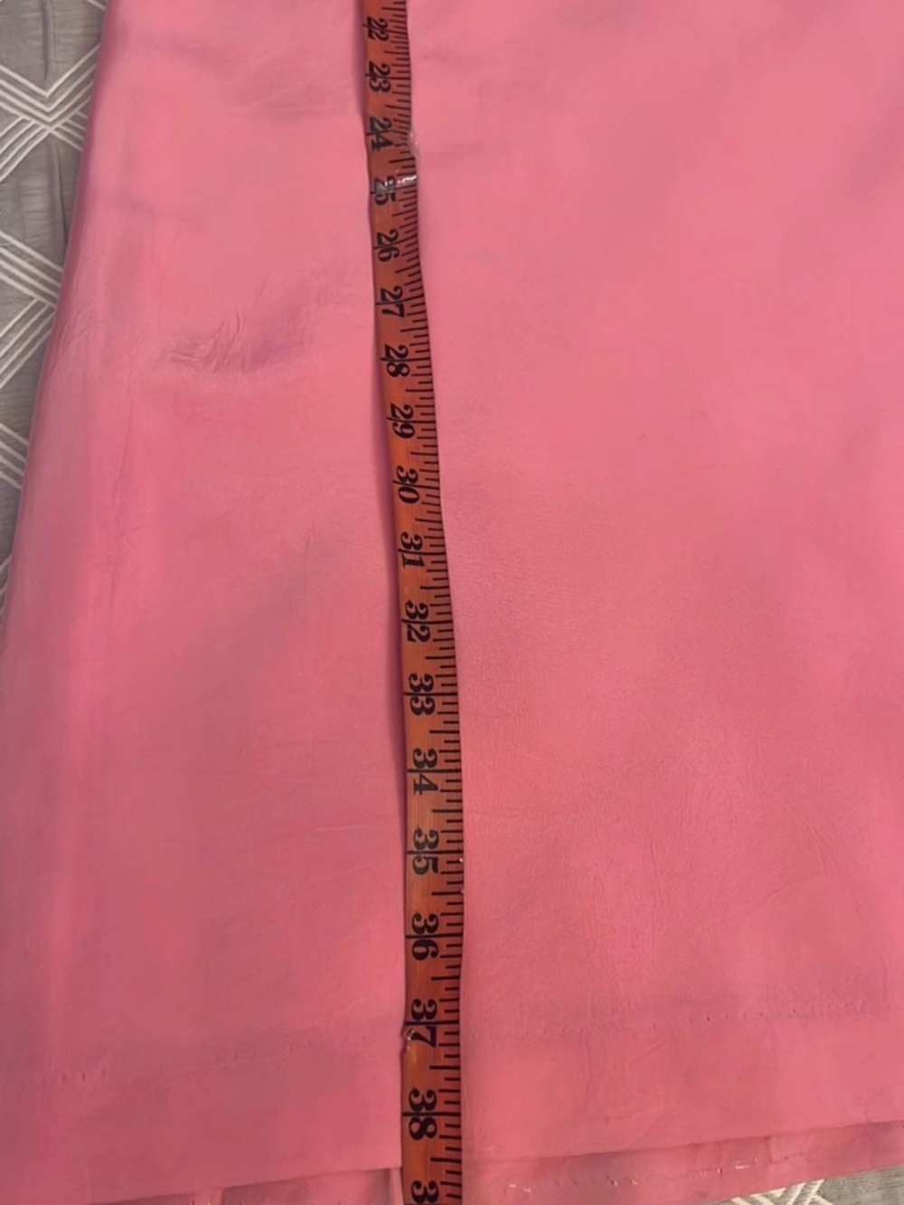 Vintage satin finish bubblegum Pink A-Line Maxi high rise Skirt size XS - Picture 3 of 7